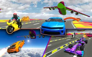 Rocket Car Racing Stunts স্ক্রিনশট 1