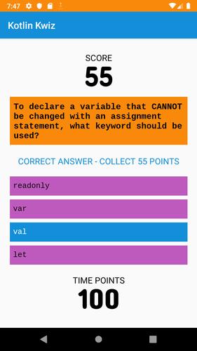 Kotlin Kwiz スクリーンショット 3