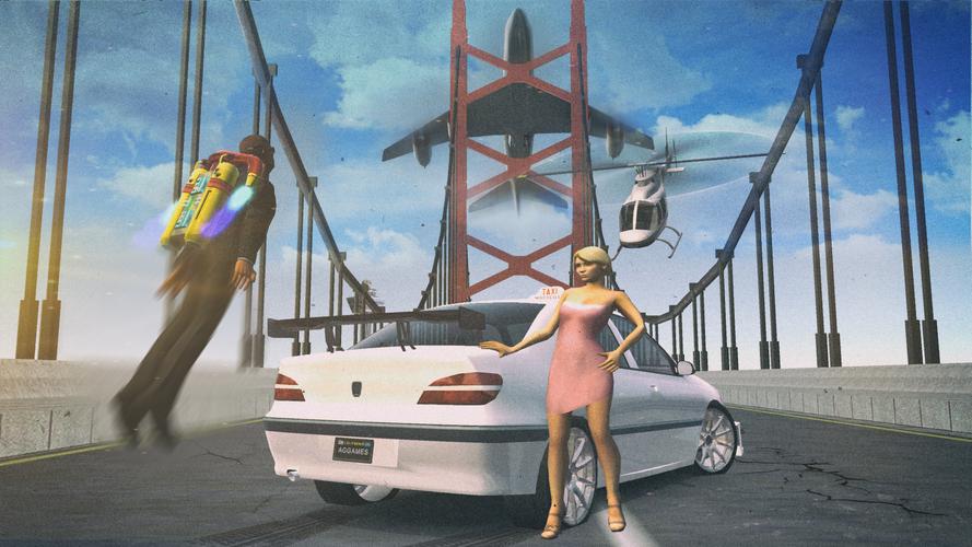 Taxi Driving Games Capture d'écran 2