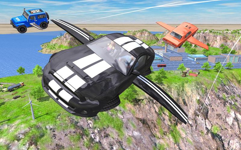Flying Car Extreme Simulator Capture d'écran 3