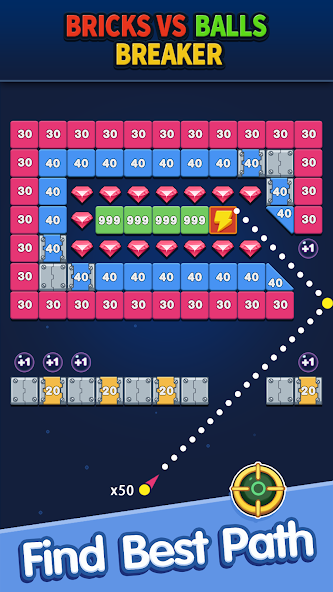 Bricks vs Balls Breaker Скриншот 1