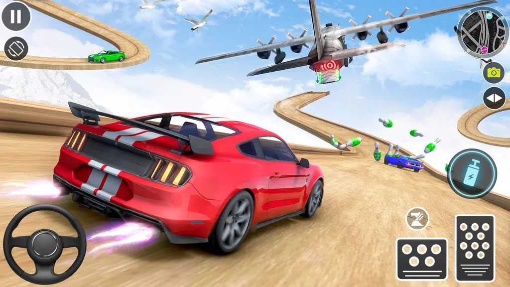 Muscle Car Stunts - Ramp Car Captura de tela 2
