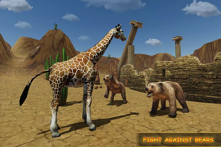 Giraffe Family Life Jungle Sim應用截圖第3張