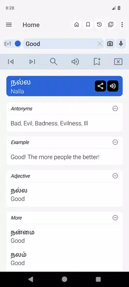 English Tamil Dictionary スクリーンショット 1