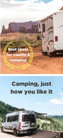 StayFree Vanlife Camping Sites Screenshot 3