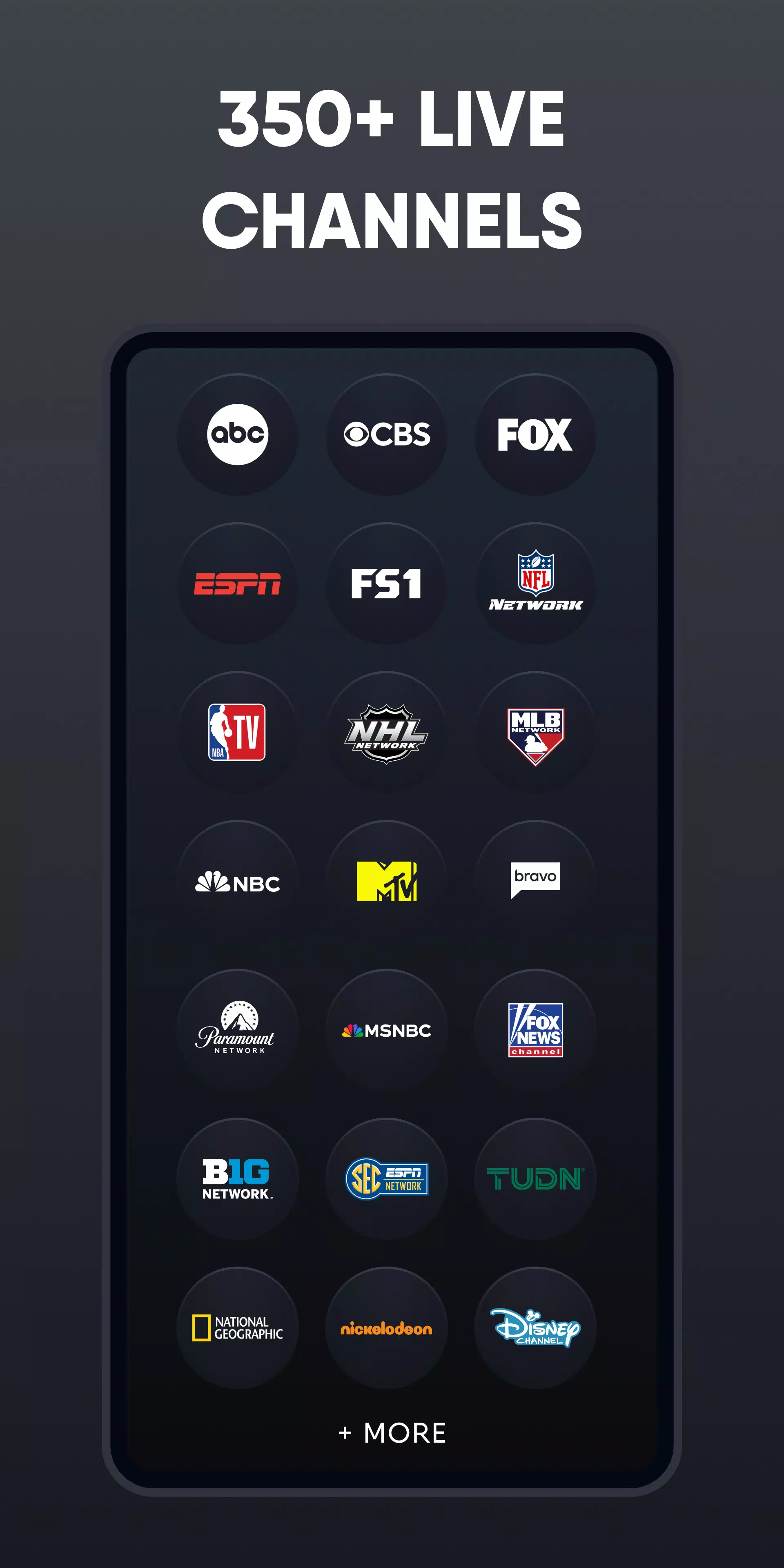 Fubo: Watch Live TV & Sports Zrzut ekranu 1