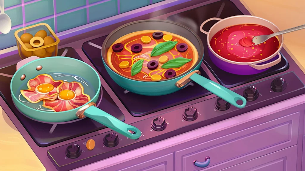 Pizza Maker Cooking Girls Game Ekran Görüntüsü 1