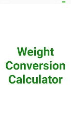 Weight Converter Screenshot 2