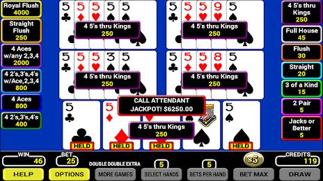 Five Play Poker Schermafbeelding 4