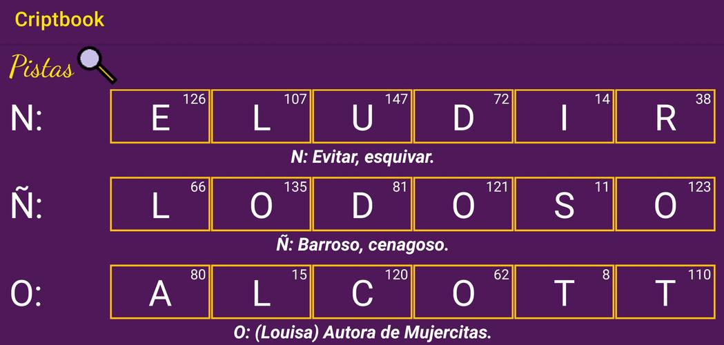 Criptogramas Literarios スクリーンショット 1