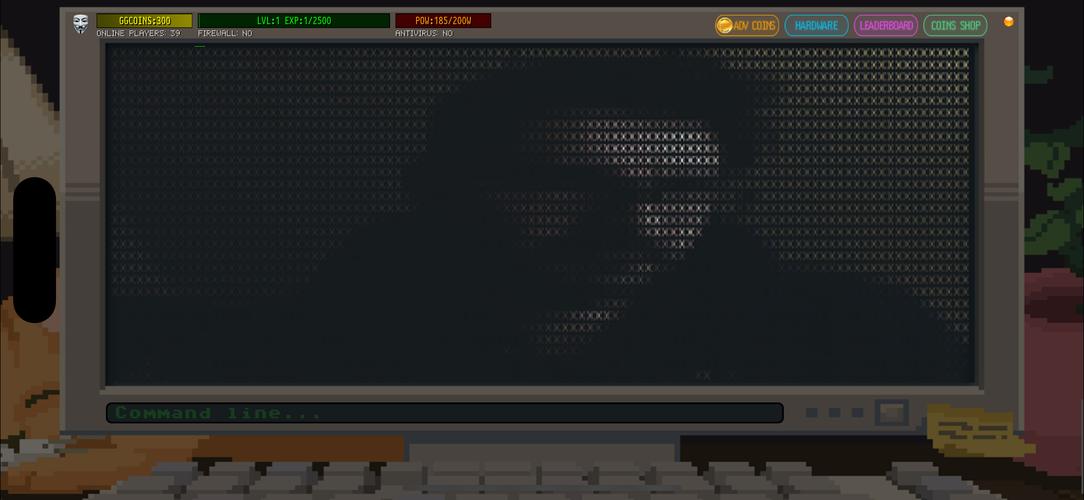 Hacker Online RPG 스크린샷 4