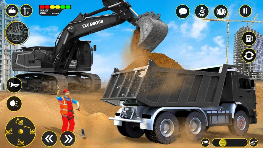 Heavy Excavator Simulator Game Capture d'écran 1