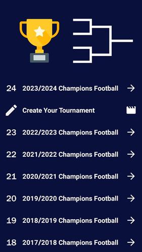 Champions Football Calculator Captura de tela 1