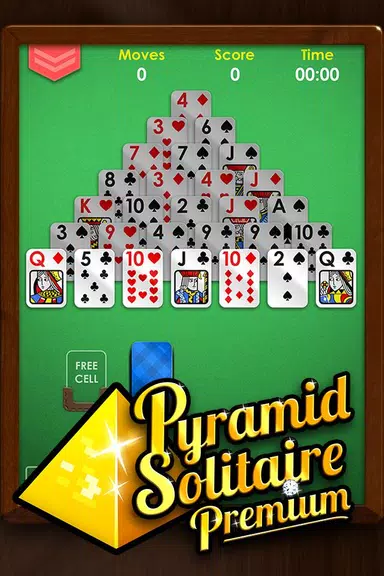 Pyramid Solitaire Premium Card Schermafbeelding 1