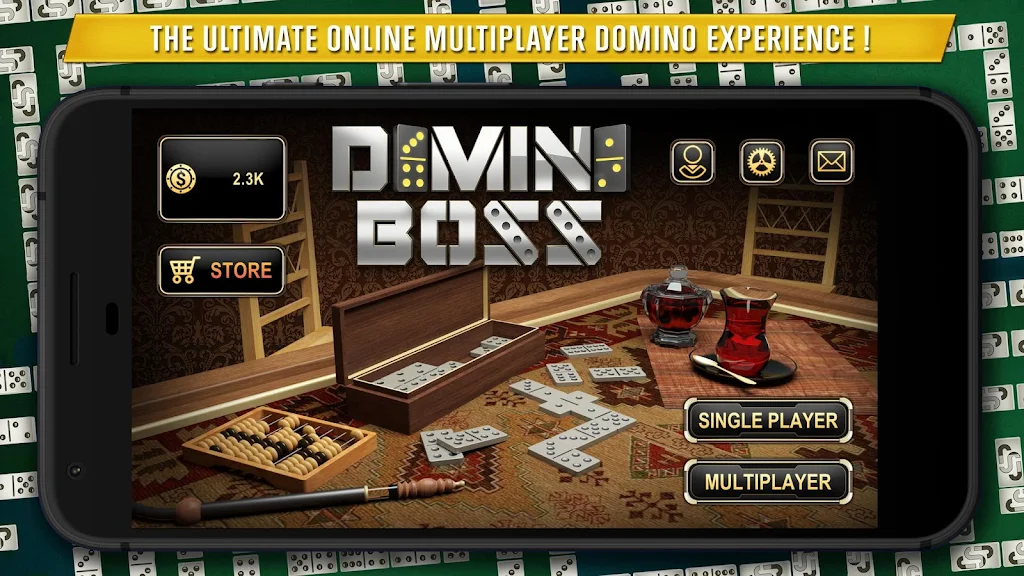 DominoBoss: Online Multiplayer Tangkapan skrin 1