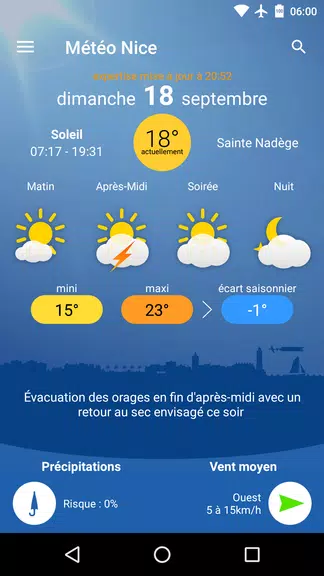 Météo Nice應用截圖第1張