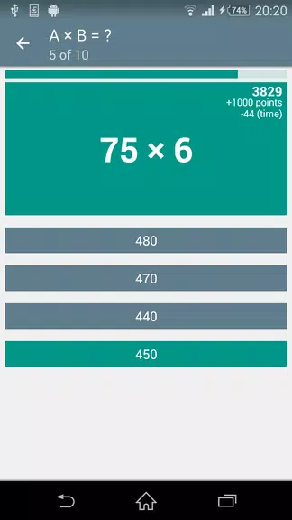 Math Game - Classic Brain Game Captura de tela 3