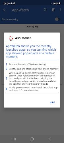 Appwatch : Anti pop-up ads স্ক্রিনশট 2