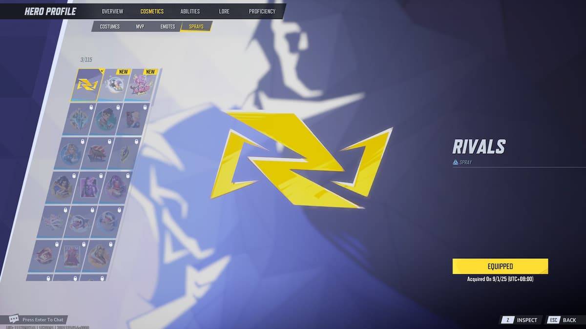 마블 라이벌 - 스프레이와 감정을 사용합니다