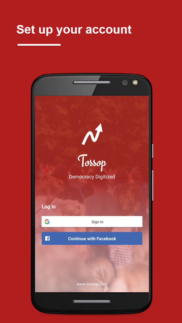 Tossop – Opinion Sharing & Learning App Captura de tela 1