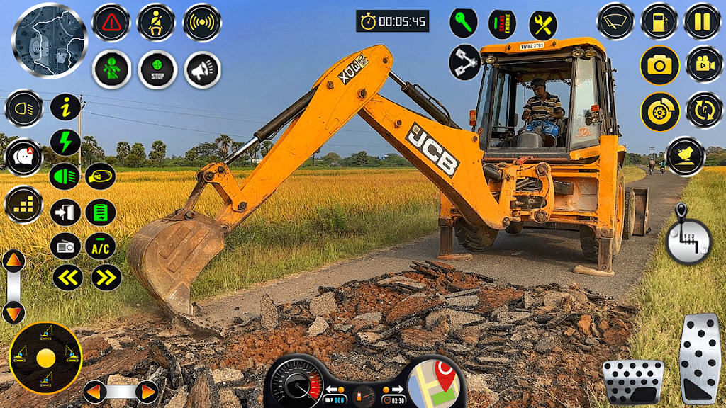 Real City JCB Construction 3D Schermafbeelding 3