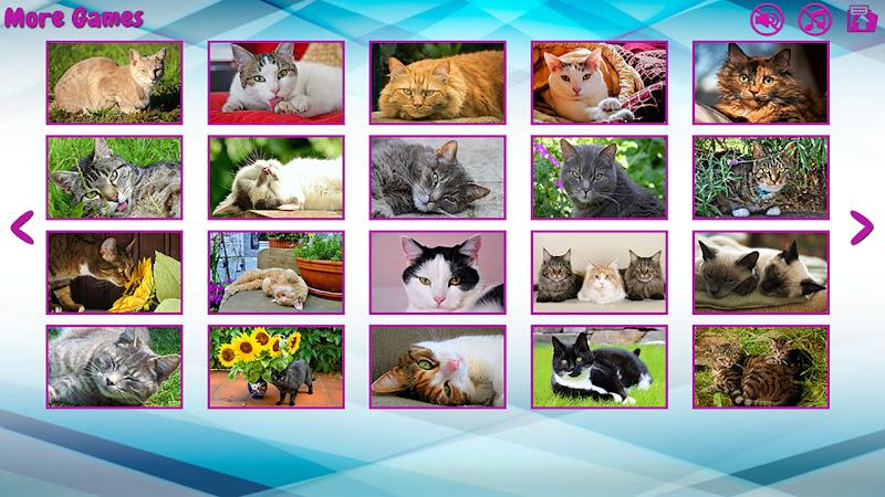 Schermata Big puzzles with cats 2