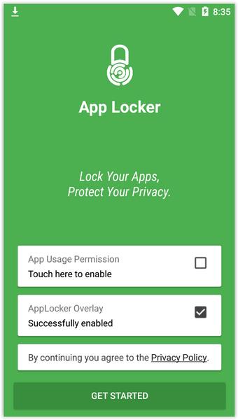 App Locker Zrzut ekranu 1