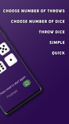 Dice Thrower & Coin Flipper Schermafbeelding 4