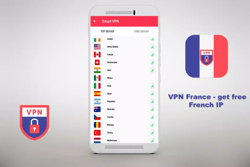 VPN Free - get free French IP Security  ⭐️⭐️⭐️⭐️⭐️ Capture d'écran 2