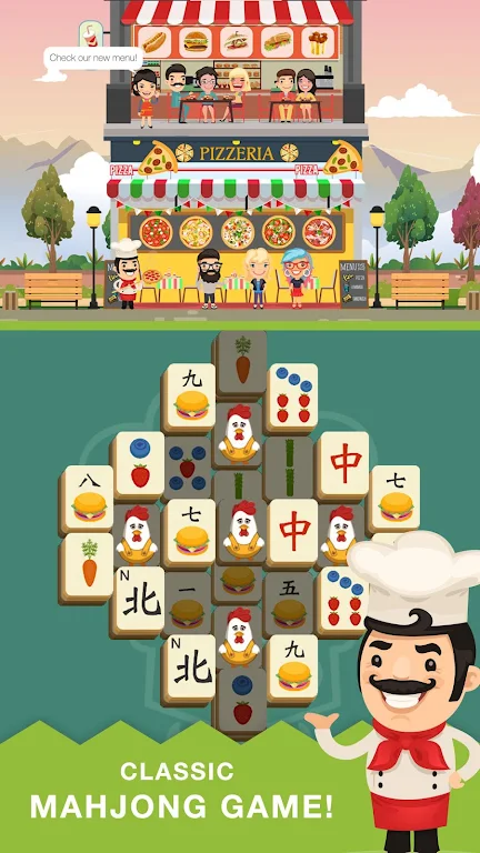 Mahjong Cooking Tower - Match & Build Your Tower 스크린샷 1