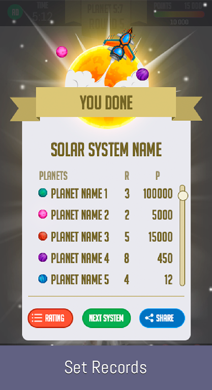 Space Solitaire स्क्रीनशॉट 4