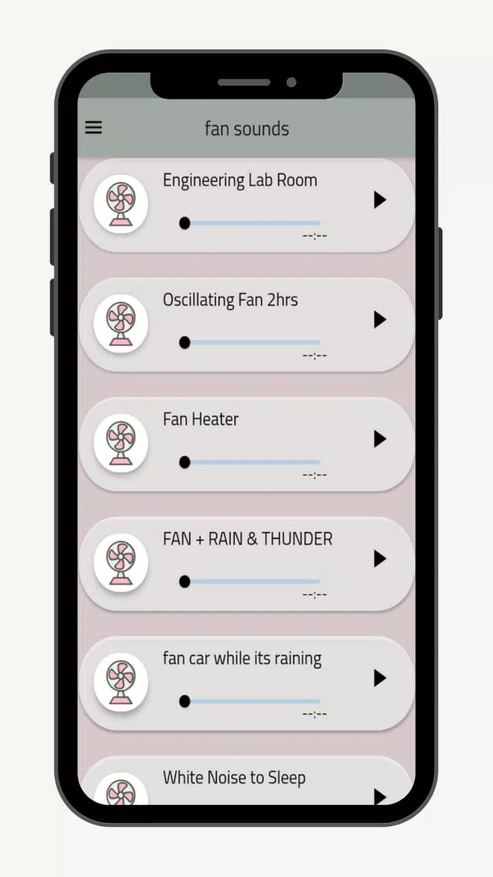 Fan sounds - relaxing sounds應用截圖第4張