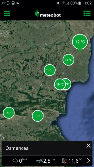 Meteobot ภาพหน้าจอ 1