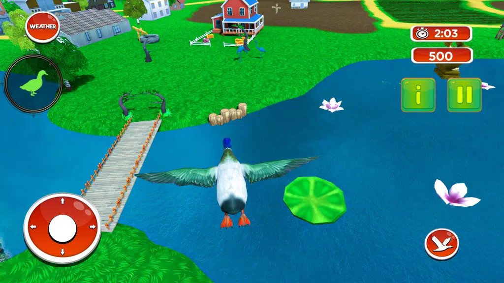 Talking Duck Bird game স্ক্রিনশট 3