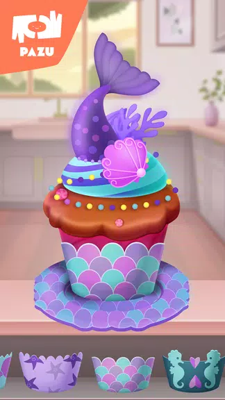 Cupcake maker cooking games स्क्रीनशॉट 4