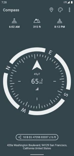 Compass & Altimeter ภาพหน้าจอ 1