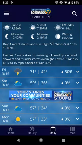 WSOC-TV Weather Tangkapan skrin 4