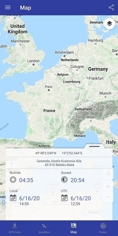 GPS Data Ekran Görüntüsü 3