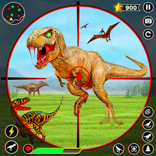 Wild Dino Hunter 3D Gun Games Tangkapan skrin 1