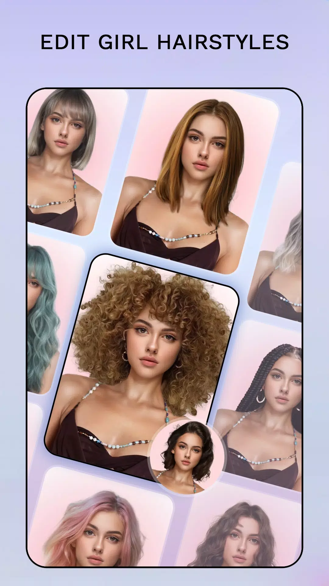 Hair Color Changer: Hairstyles Captura de tela 4