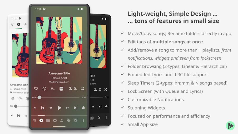 Musicolet Music Player Mod ภาพหน้าจอ 1