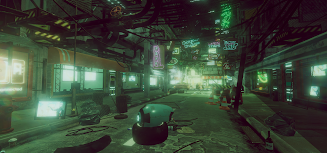 VR Cyberpunk City Ảnh chụp màn hình 2