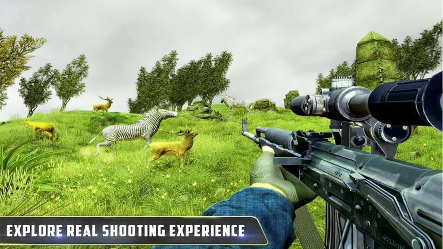 Sniper Shooter Jungle Hunter ภาพหน้าจอ 2