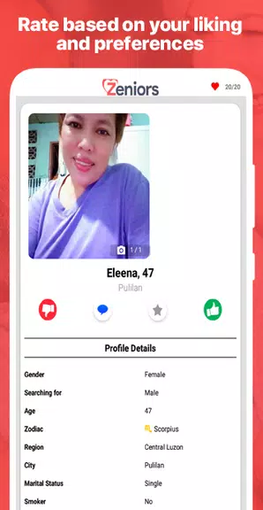 Zeniors - Meet Mature Singles স্ক্রিনশট 3