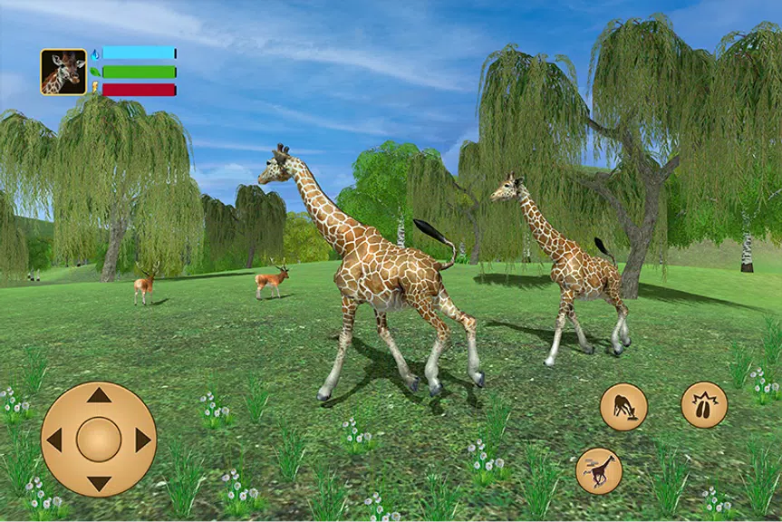 Giraffe Family Life Jungle Sim應用截圖第1張