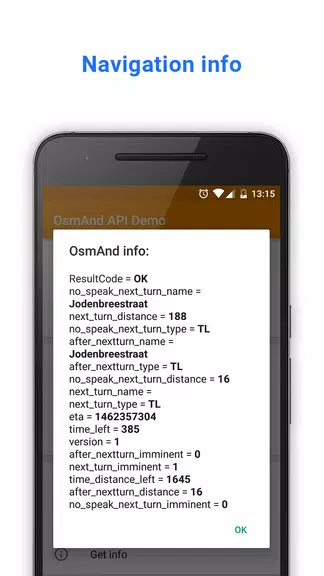 OsmAnd API Demo ภาพหน้าจอ 2