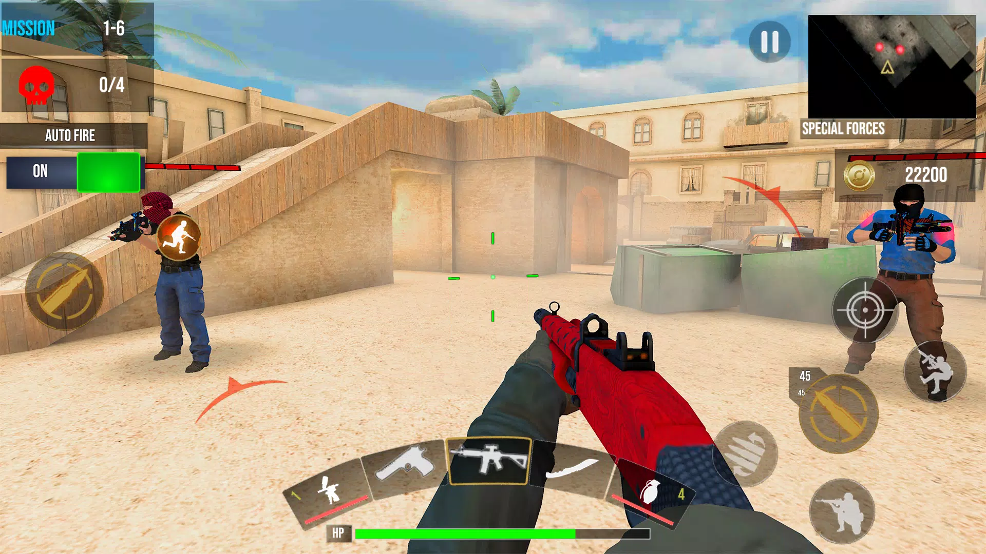 FPS Commando Strike 3D Скриншот 1