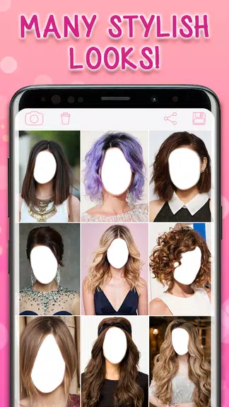 Long Hairstyles Photo Zrzut ekranu 4