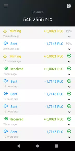 PLC Wallet 스크린샷 1