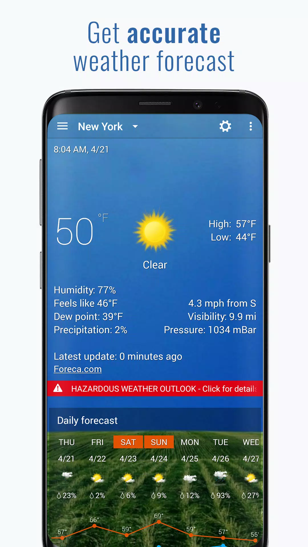 Schermata Digital Clock & World Weather 2